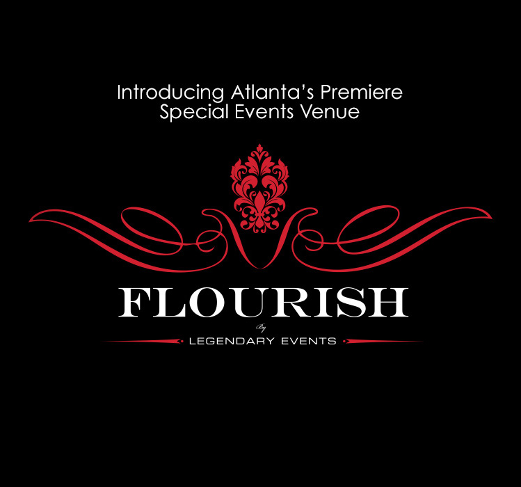 Flourish Atlanta special events venue red logo